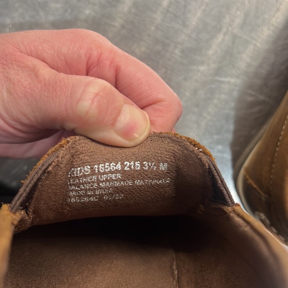 Boys Florsheim kids Jasper Venetian Jr. brown leather loafer 3.5 - Picture 7 of 8